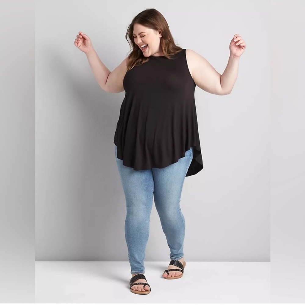 Lane Bryant tunic navy size 38/40 NWOT